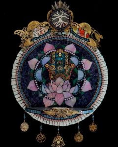 Lotus Flower Meditation Symbols